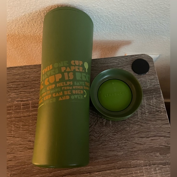 Vintage Starbucks green 2010
Saves Trees tumbler - Picture 4 of 11